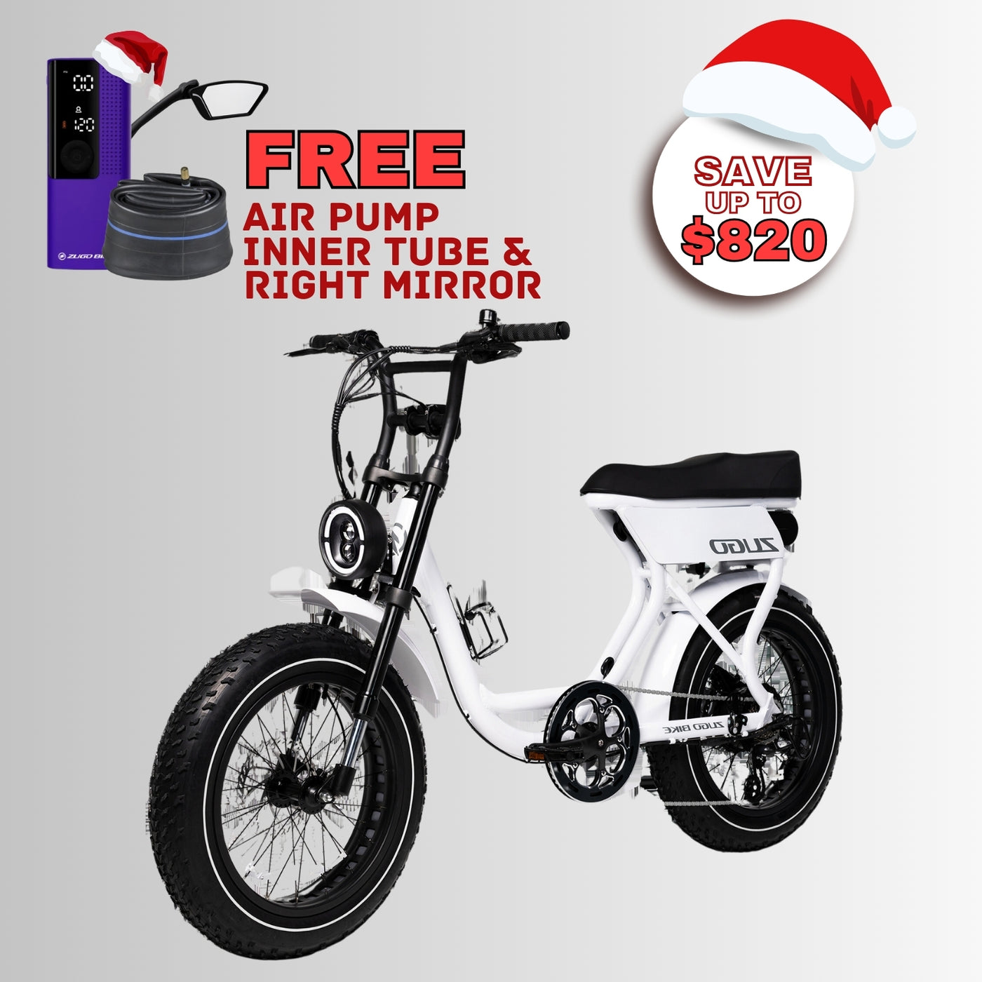 ZUGO Step-Thru E-Bike Bundle #3